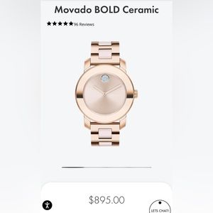 Movado Bold watch 36mm Quartz